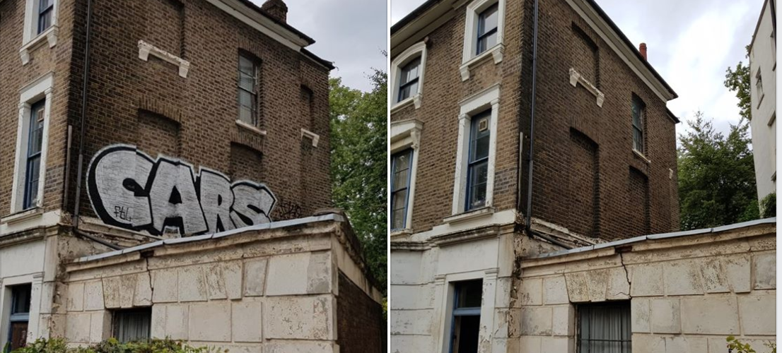 5* Facebook Review for Graffiti Removal In London