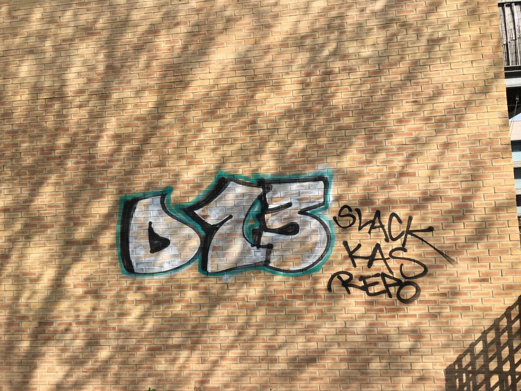 Graffiti Removal In East London - before